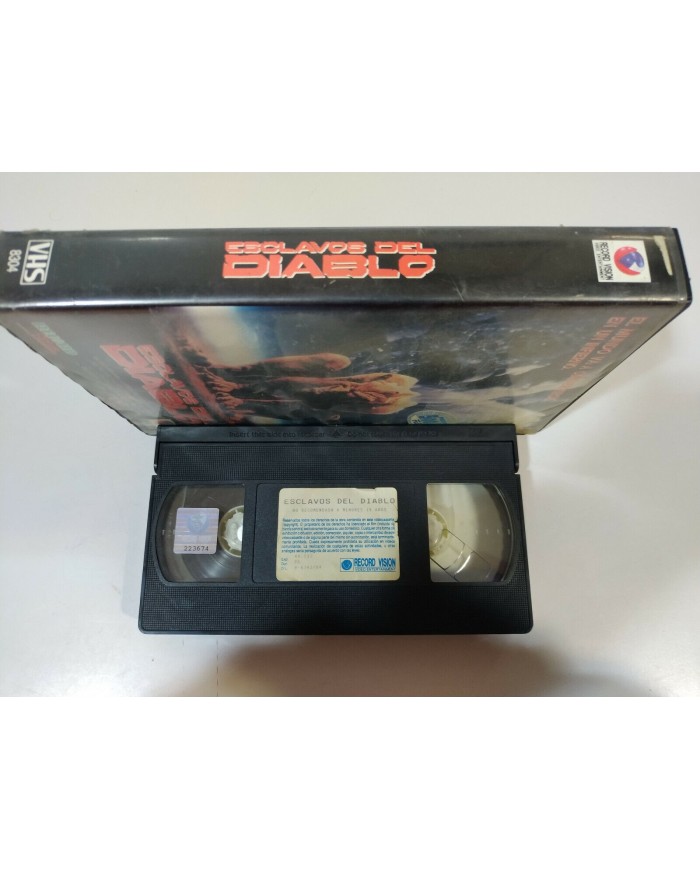 Esclavos del Diablo George Pavlov Marc Price Terror - VHS Cinta Tape Espa?ol
