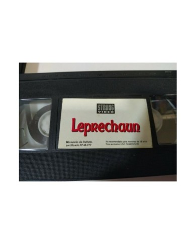 Leprechaun La Noche del Duende Mark Jones Terror - VHS Cinta Tape Espa?ol 4T
