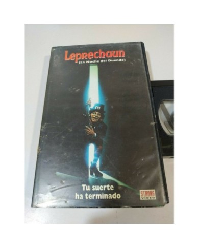 Leprechaun La Noche del Duende Mark Jones Terror - VHS Cinta Tape Espa?ol 4T