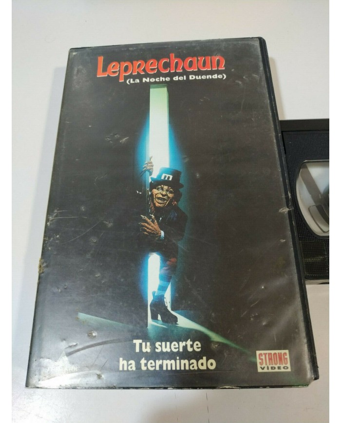 Leprechaun La Noche del Duende Mark Jones Terror - VHS Cinta Tape Espa?ol 4T