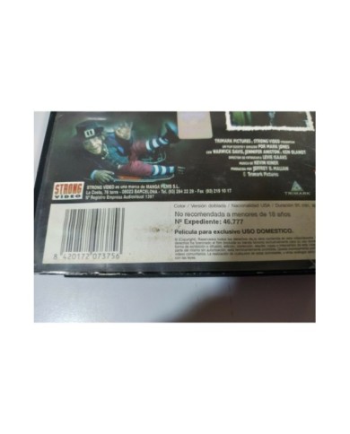 Leprechaun La Noche del Duende Mark Jones Terror - VHS Cinta Tape Espa?ol 4T