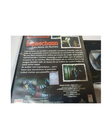 Leprechaun La Noche del Duende Mark Jones Terror - VHS Cinta Tape Espa?ol 4T