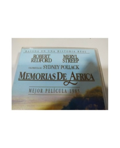 Memorias de Africa Robert Redford Meryl Streep Pollack VHS Espa?ol Nueva 3T