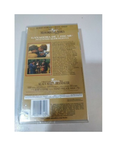 Memorias de Africa Robert Redford Meryl Streep Pollack VHS Espa?ol Nueva 3T