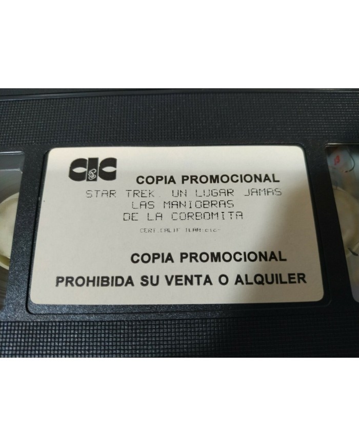 Star Trek The Original Series 2 Episodios - VHS Cinta Tape Espa?ol Promo T2