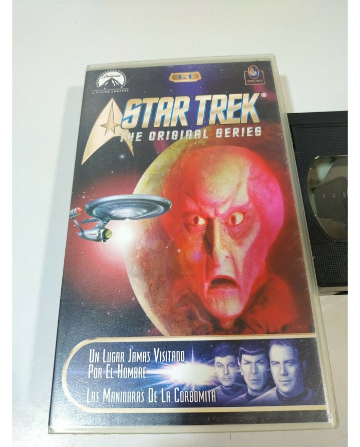 Star Trek The Original Series 2 Episodios - VHS Cinta Tape Espa?ol Promo T2