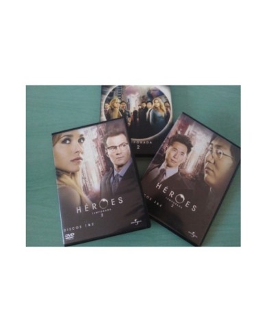 HEROES SEGUNDA TEMPORADA SEASON 2 - 4 DVD ESPA?OL ENGLISH PORTUGUES - 3T