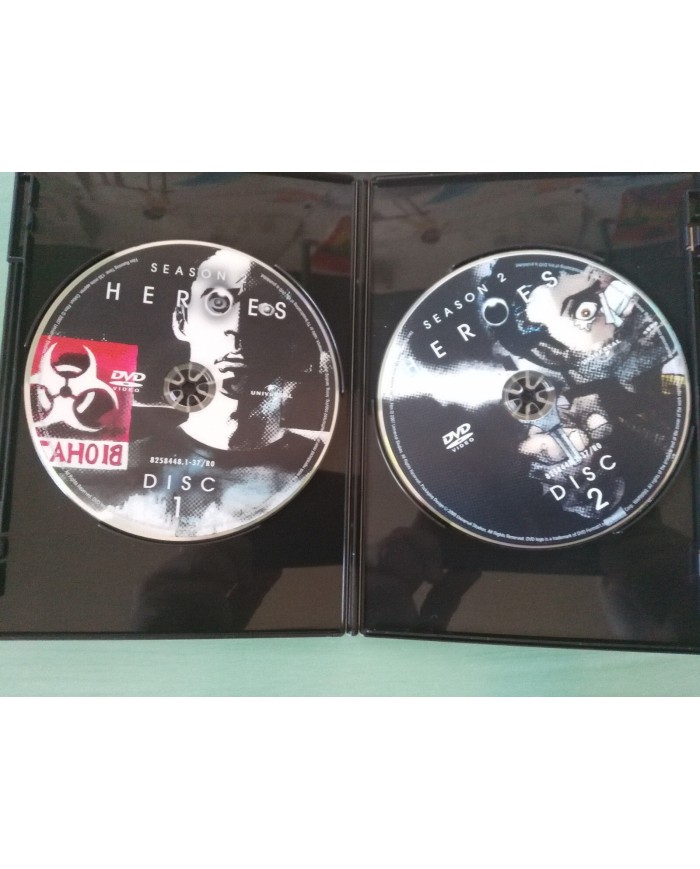 HEROES SEGUNDA TEMPORADA SEASON 2 - 4 DVD ESPA?OL ENGLISH PORTUGUES - 3T