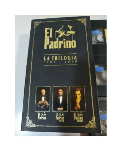 El Padrino Trilogia Al Pacino Marlon Brando Ford Coppola 3 X VHS Espa?ol 3T