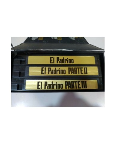 El Padrino Trilogia Al Pacino Marlon Brando Ford Coppola 3 X VHS Espa?ol 3T