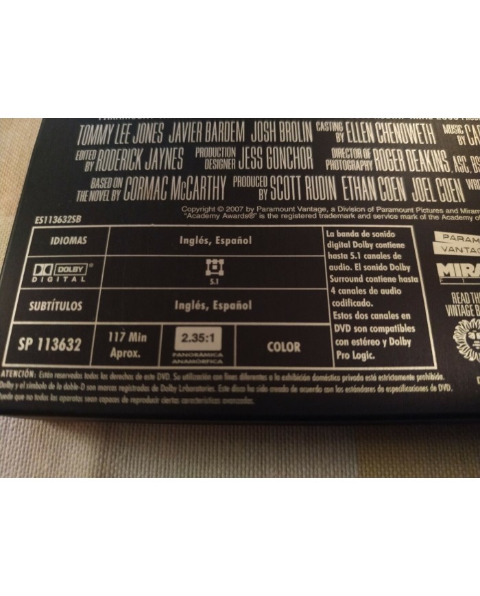 No es Pais Para Viejos Steelbook DVD + Extras Espa?ol English - 3T