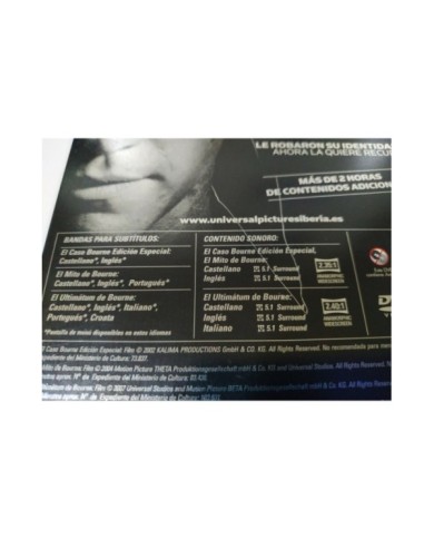 Jason Bourne Trilogia - 3 X DVD Matt Damon Steelbook Espa?ol Ingles - 5T Jason Bourne Trilogia - 3 X DVD Matt Damon Steelbook Espa?ol Ingles - 5T