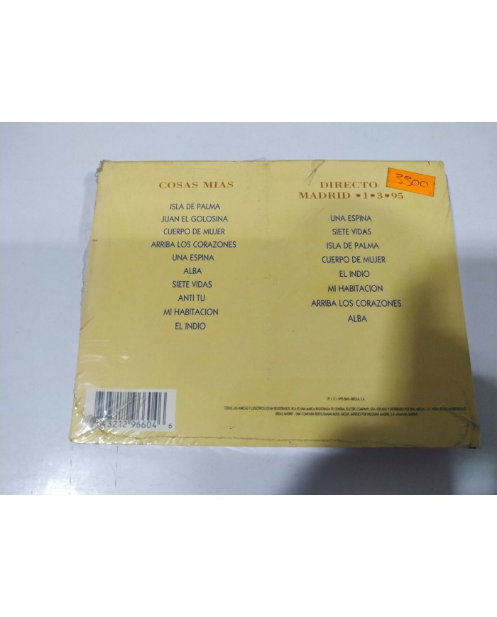 Antonio Flores Cosas Mias Directo Madrid - 2 x Cinta Tape Cassette Nueva - 3T