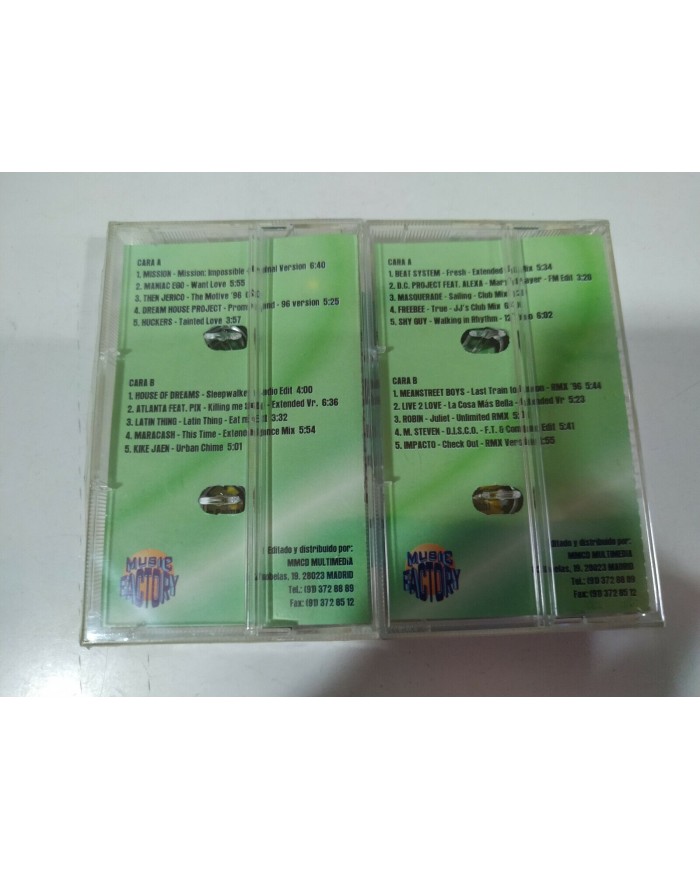 Recopileitor Then Jerico Megamix Max Mix - 2 x Cinta Tape Cassette Nueva - 2T