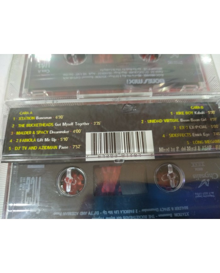 Bones Mix Volumen I Megamix Kike Boy Asap - 2 x Cinta Tape Cassette Nueva - 2T