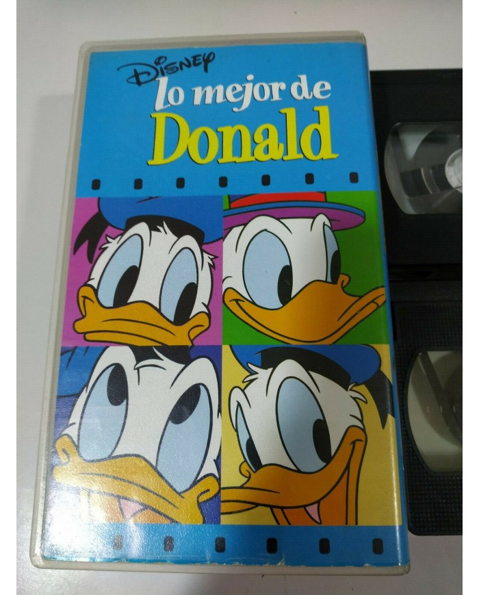 Lo Mejor de Mickey Donald Walt Disney - Doble 2 x VHS Cinta Tape Castellano - 2T