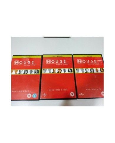HOUSE MD Complete Season Three 3 - 6 x DVD Ingles - AM