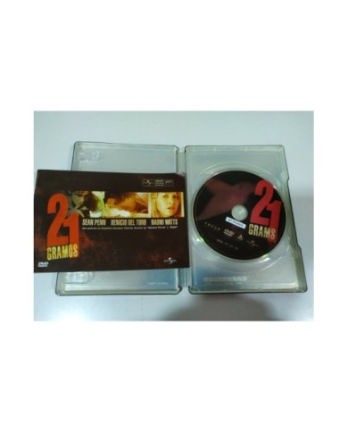 21 Gramos Sean Penn Benicio del Toro Naomi Watts DVD Steelbook - AM 21 Gramos Sean Penn Benicio del Toro Naomi Watts DVD Steelbook - AM