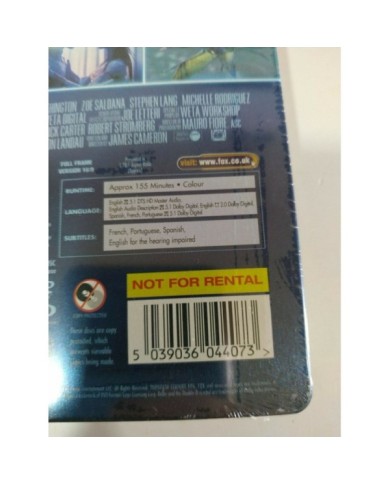 Avatar James Cameron Steelbook - Blu-ray + Extras Espa?ol English - AM Avatar James Cameron Steelbook - Blu-ray + Extras Espa?ol English - AM