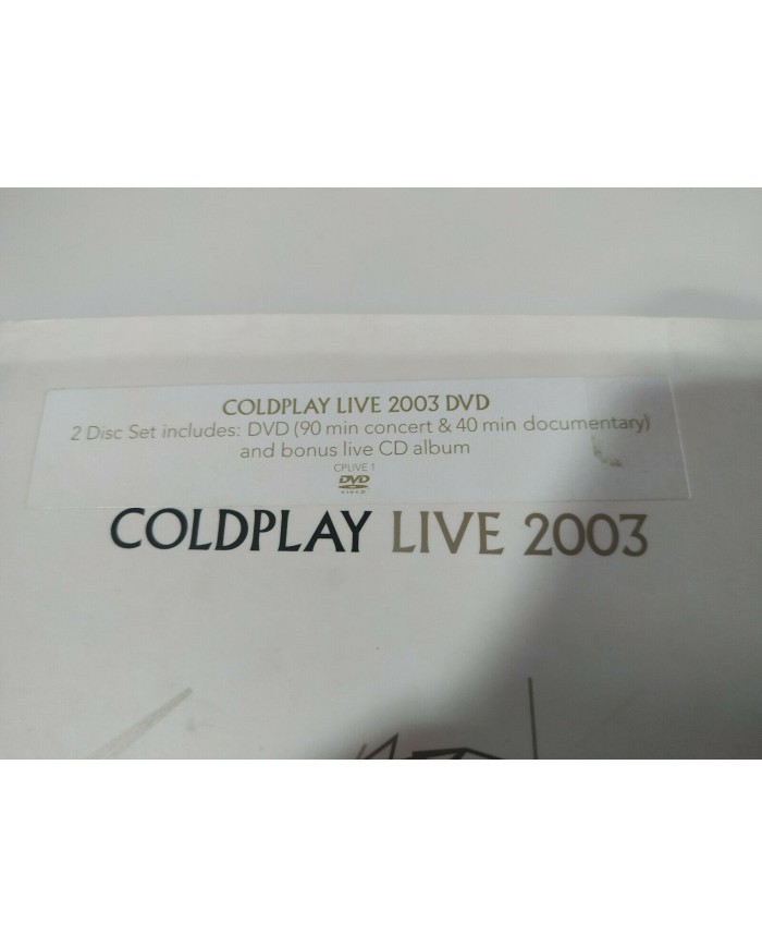 DVD COLDPLAY LIVE 2003 - CD + DVD - Edicion Especial Sydney - AM