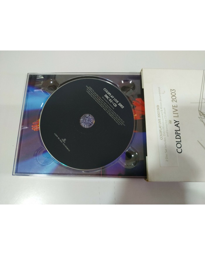 DVD COLDPLAY LIVE 2003 - CD + DVD - Edicion Especial Sydney - AM