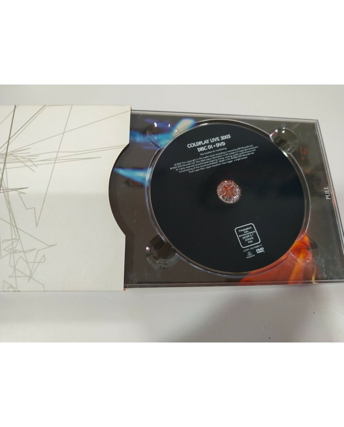 DVD COLDPLAY LIVE 2003 - CD + DVD - Edicion Especial Sydney - AM