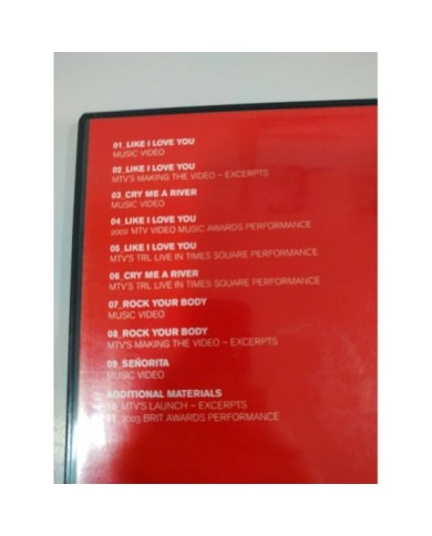 Justin Timberlake Justified The Videos DVD Region All - AM