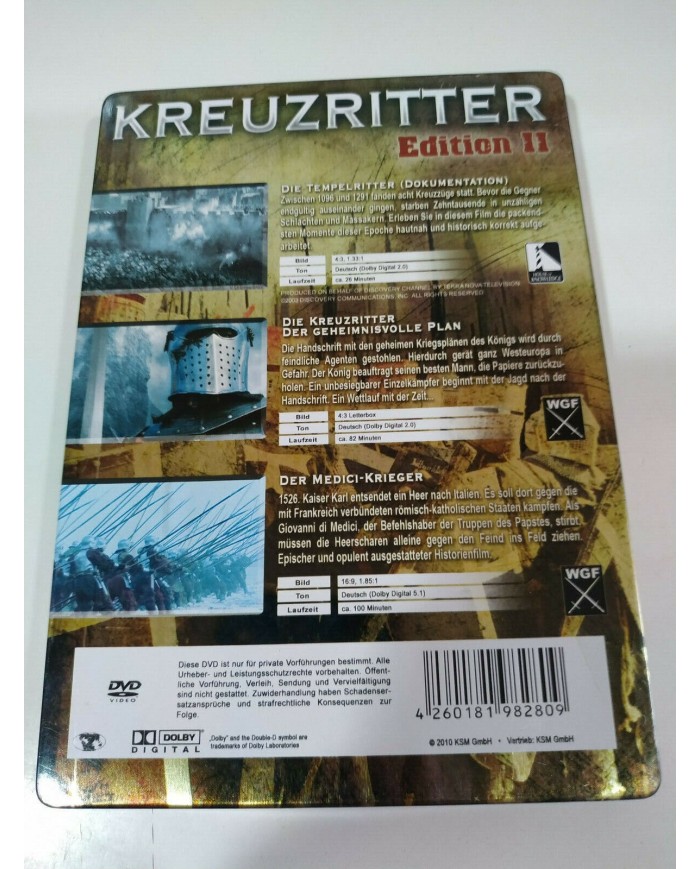 Kreuzritter Edition II - DVD Steelbook Deutsch - AM