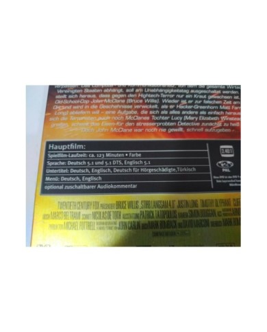 Stirb Langsam Die Hard 4.0 Bruce Willis - DVD Steelbook Deutsch English Stirb Langsam Die Hard 4.0 Bruce Willis - DVD Steelbook Deutsch English