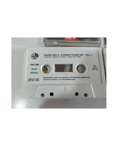 Bolero Mix 9 Vol 1 y 2 Techno - Doble 2 x Cinta Tape Cassette 2T