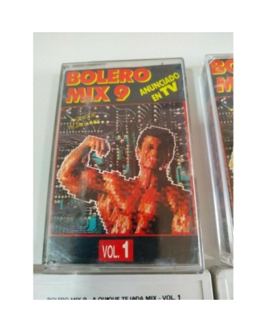 Bolero Mix 9 Vol 1 y 2 Techno - Doble 2 x Cinta Tape Cassette 2T