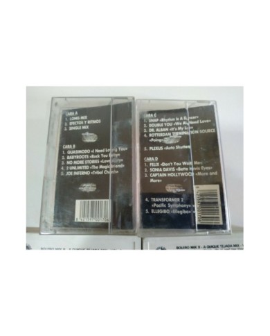 Bolero Mix 9 Vol 1 y 2 Techno - Doble 2 x Cinta Tape Cassette 2T