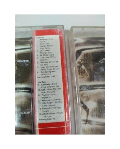 Burning Heart Cinderella Bon Jovi Thin Lizzy Asia - 3 x Cinta Cassette 2T