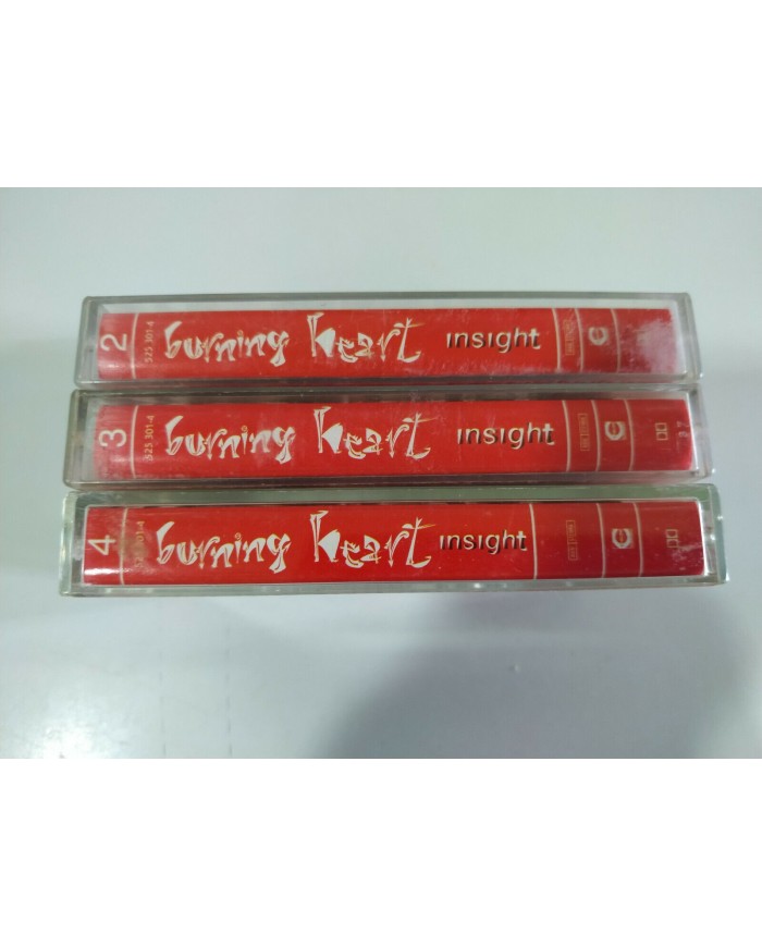 Burning Heart Cinderella Bon Jovi Thin Lizzy Asia - 3 x Cinta Cassette 2T