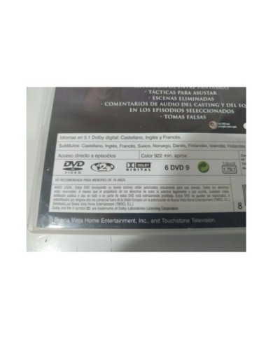 Entre Fantasmas Primera Temporada Completa - 6 x DVD Espa?ol Ingles frances 2T
