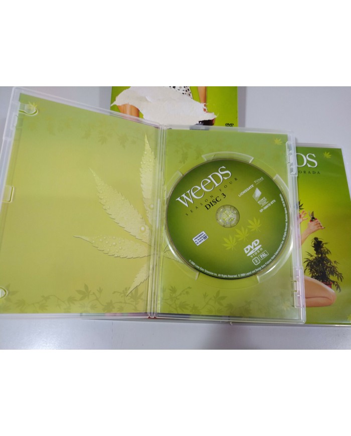 Weeds Temporada 4 Completa DVD Mary-Louise Parker Hunter Parrish 3 x DVD - 3T