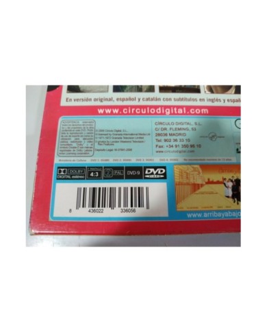 Arriba y Abajo Cuarta 4 Temporada Episodios 35-47 - 4 x DVD Espa?ol Ingles - 3T