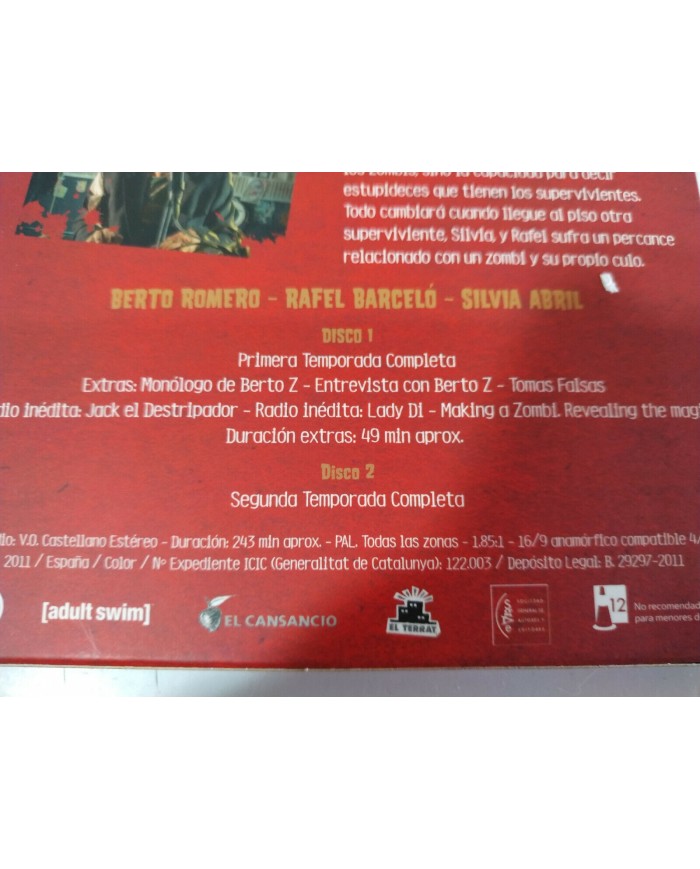Zombis Serie TV Berto Romero Temporada 1 y 2 completas - 2 x DVD + Extras - 3T