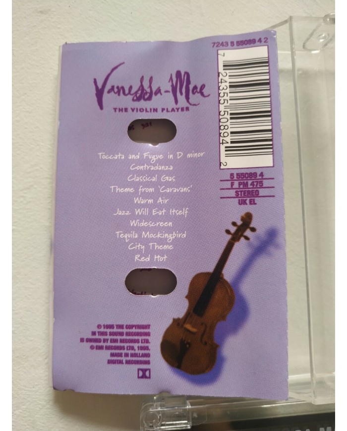 Vanessa Mae The Violin  Player EMI 1995 - Cinta Tape Cassette 3T