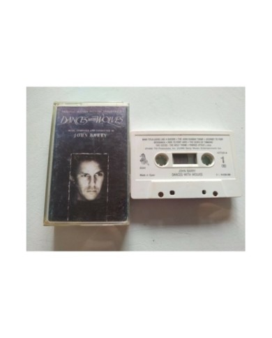 Dance With Wolves Soundtrack John Barry Epic 1991 - Cinta Tape Cassette 3T