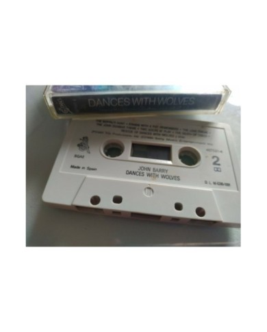 Dance With Wolves Soundtrack John Barry Epic 1991 - Cinta Tape Cassette 3T
