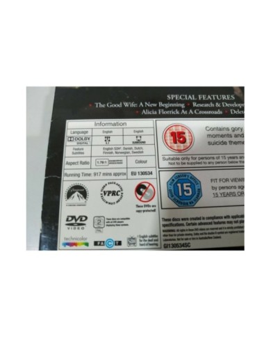 The Good Wife The Third Season 3 Complete - 6 x DVD Ingles - 3T