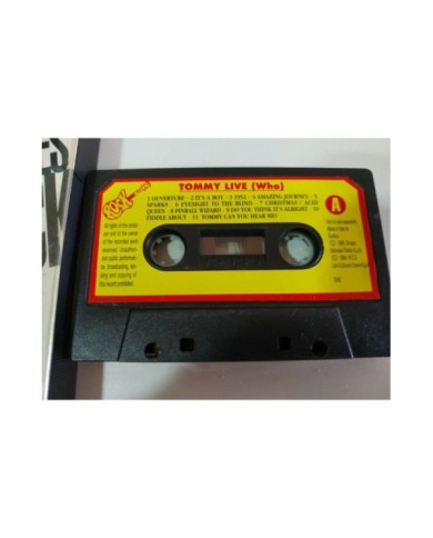 The Who Tommy Live 1993 Spain Edition - Cinta Tape Cassette - 2T