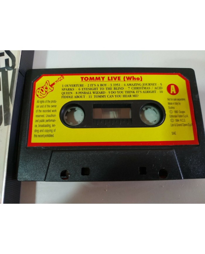 The Who Tommy Live 1993 Spain Edition - Cinta Tape Cassette - 2T