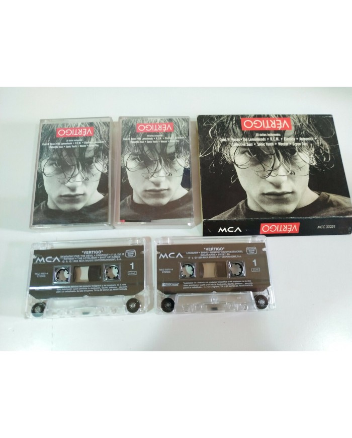 Vertigo Guns N Roses Aerosmith Weezer Green Day - 2 x Cinta Tape Cassette - 2T