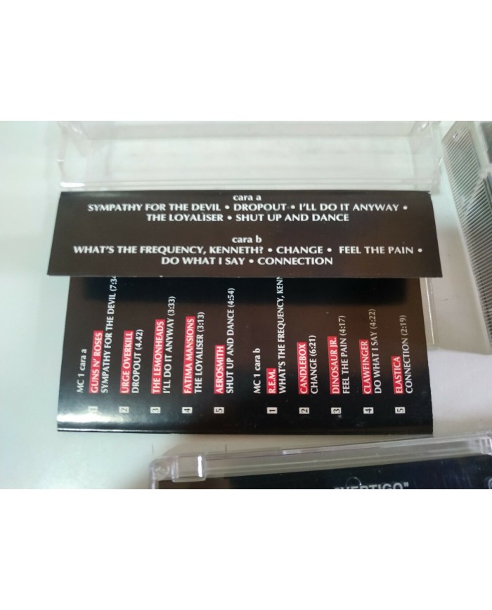 Vertigo Guns N Roses Aerosmith Weezer Green Day - 2 x Cinta Tape Cassette - 2T