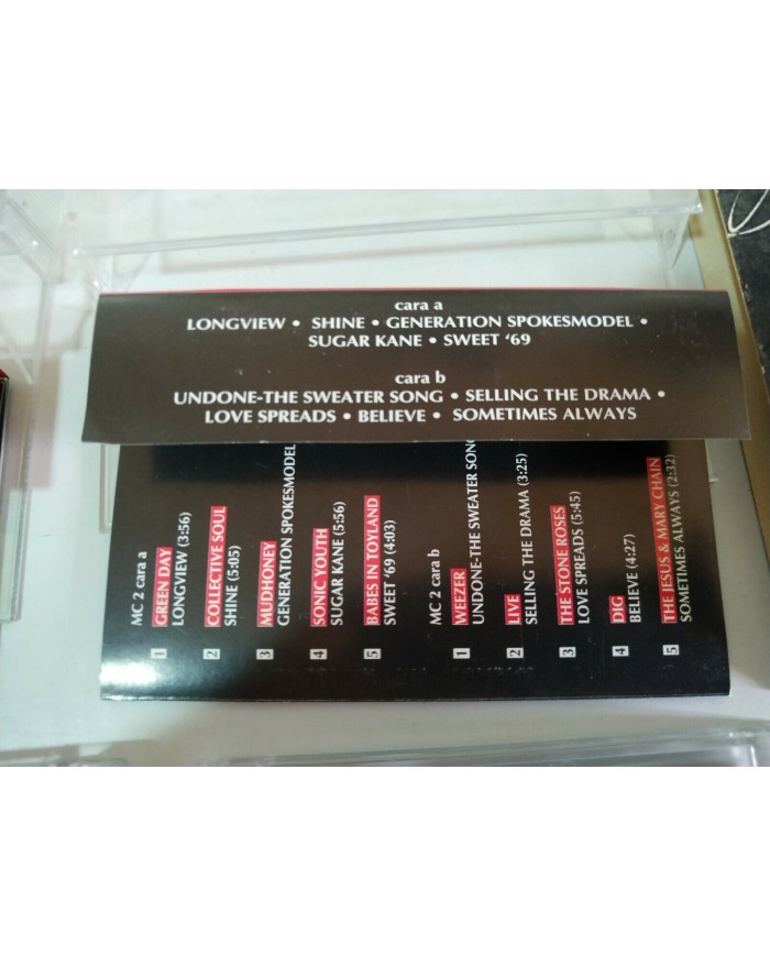 Vertigo Guns N Roses Aerosmith Weezer Green Day - 2 x Cinta Tape Cassette - 2T