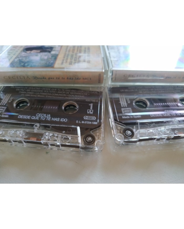 Cecilia Desde Que Tu Te Has Ido Epic 1996 - 2 x Cinta Tape Cassette - 3T