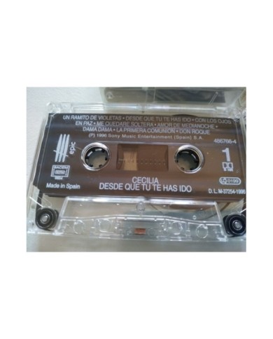 Cecilia Desde Que Tu Te Has Ido Epic 1996 - 2 x Cinta Tape Cassette - 3T