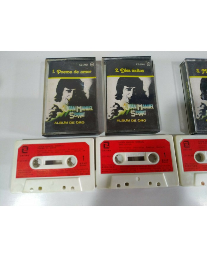 Joan Manuel Serrat Album de Oro 1981 Exitos - 4 x Cinta Tape Cassette - 2T